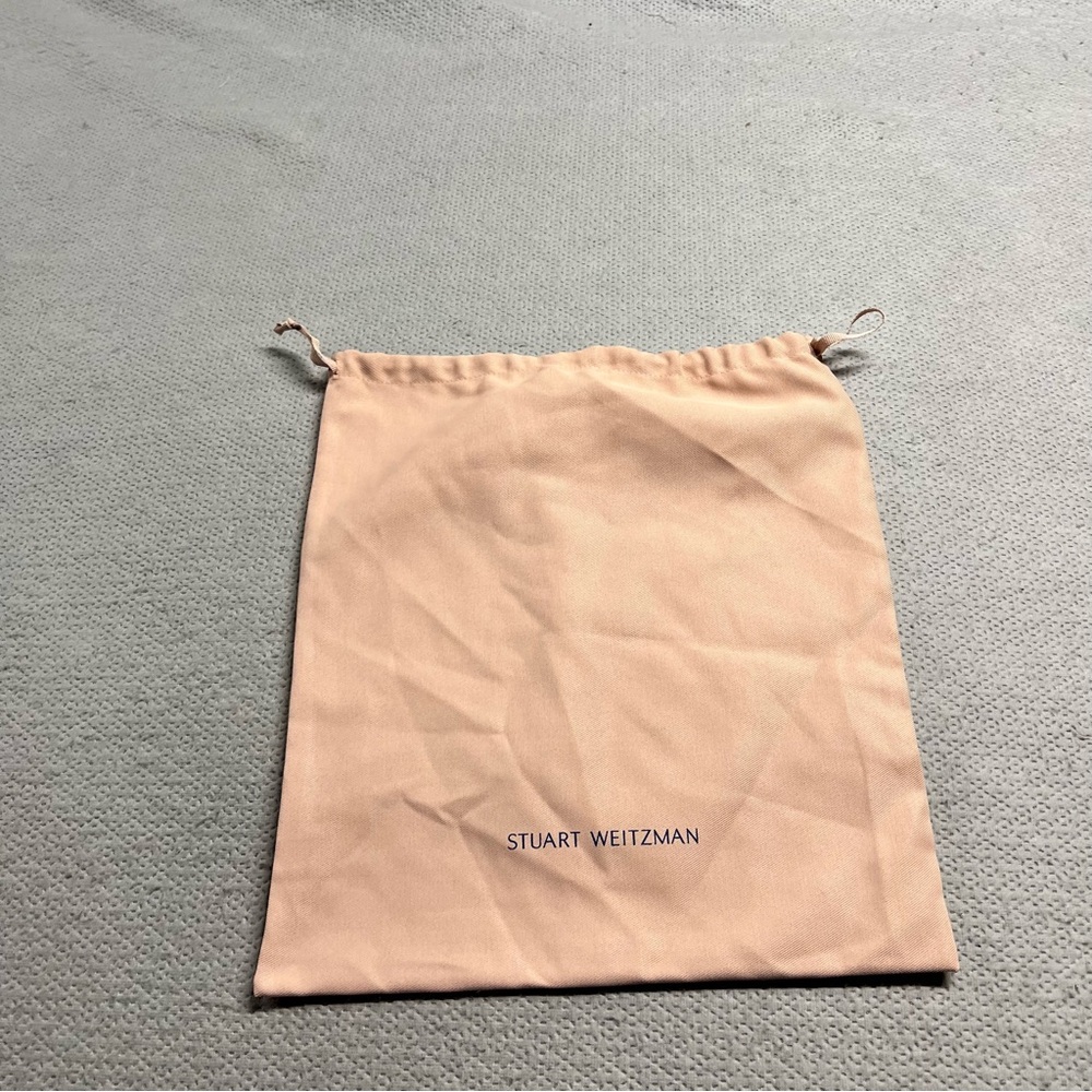 Stuart Weitzman Ankle Bootie Shoe Mini Handbag Dust Bag 13.5”x15” EUC